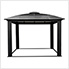 11 x 11 ft. Siena Hard-Top Dome Gazebo with Sliding Screen