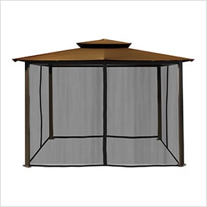 10 x 12 ft. Soft Top Gazebo with Mosquito Netting (Cocoa Canopy)