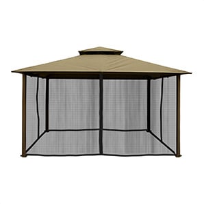 11 x 14 ft. Soft Top Gazebo with Mosquito Netting (Sand Canopy)