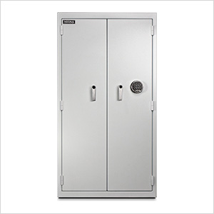 Double Door Pharmacy Safe (White)