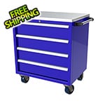 Moduline 4-Drawer Blue Aluminum Toolbox