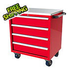 Moduline 4-Drawer Red Aluminum Toolbox