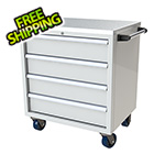 Moduline 4-Drawer White Aluminum Toolbox