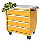 Moduline 4-Drawer Yellow Aluminum Toolbox