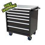 Moduline 6-Drawer Black Aluminum Tool Cabinet