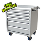 Moduline 6-Drawer Light Grey Aluminum Tool Cabinet