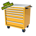 Moduline 6-Drawer Yellow Aluminum Tool Cabinet