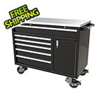 Moduline 6-Drawer / 1-Door Black Aluminum Tool Cabinet