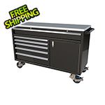 Moduline 6-Drawer / 1-Door Black Aluminum Tool Chest