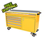 Moduline 6-Drawer / 1-Door Yellow Aluminum Tool Chest