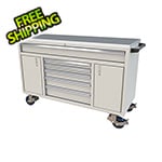 Moduline 6-Drawer / 2-Door Light Grey Aluminum Toolbox