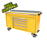 Moduline 6-Drawer / 2-Door Yellow Aluminum Toolbox