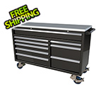 Moduline 9-Drawer Black Aluminum Tool Cabinet