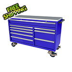 Moduline 9-Drawer Blue Aluminum Tool Cabinet