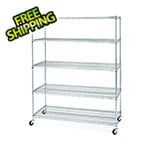 Seville Classics 60-Inch 5-Shelf Shelving System