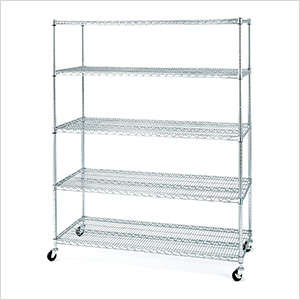 60-Inch 5-Shelf Shelving System