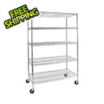 Seville Classics 48-Inch 5-Shelf Shelving System