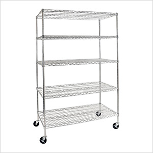 48-Inch 5-Shelf Shelving System