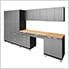9-Piece Stainless Steel Garage Cabinet System