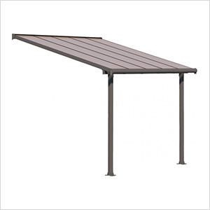 Olympia 10' X 10' Patio Cover (Grey / Bronze)