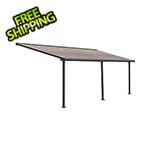 Palram-Canopia Olympia 10' X 24' Patio Cover (Grey / Bronze)