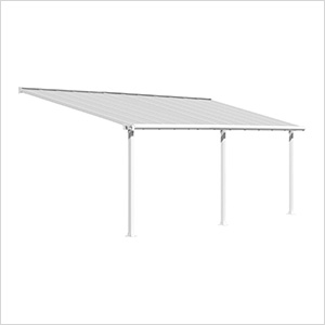 Olympia 10' X 24' Patio Cover (White)