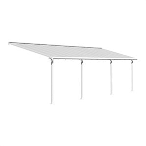 Olympia 10' X 28' Patio Cover (White)