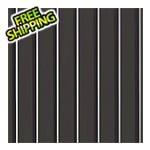 G-Floor 7.5' x 17' Ribbed Roll-Out Garage Floor (Black)