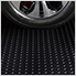 7.5' x 17' Small Coin Roll-Out Garage Floor (Black)