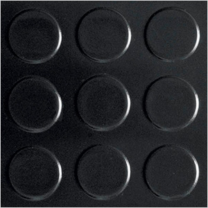 10' x 24' Coin Roll-Out Garage Floor (Black)