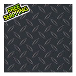 G-Floor 5' x 10' Diamond Tread Garage Floor Roll (Black)