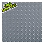 G-Floor 5' x 10' Diamond Tread Garage Floor Roll (Grey)