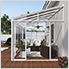 SanRemo 13' x 14' Patio Enclosure with Screen Doors (White)