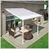 Feria 10' x 10' Patio Cover (White)