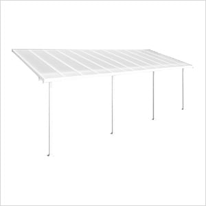 Feria 10' x 24' Patio Cover (White)