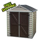 Palram-Canopia SkyLight 6' x 5' Storage Shed (Tan)