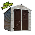 Palram-Canopia SkyLight 6' x 8' Storage Shed (Tan)