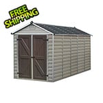 Palram-Canopia SkyLight 6' x 12' Storage Shed (Tan)