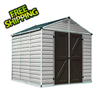 Palram-Canopia SkyLight 8' x 8' Storage Shed (Tan)