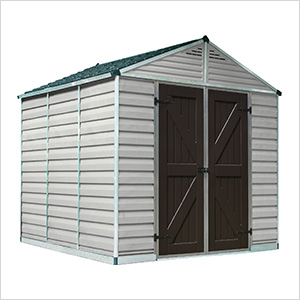 SkyLight 8' x 8' Storage Shed (Tan)