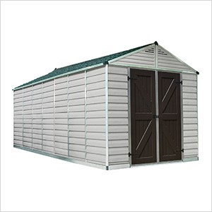 SkyLight 8' x 16' Storage Shed (Tan)