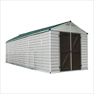 SkyLight 8' x 20' Storage Shed (Tan)