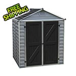 Palram-Canopia SkyLight 6' x 5' Storage Shed (Grey)