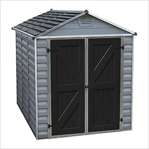 SkyLight 6' x 8' Storage Shed (Grey)