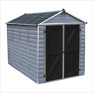 SkyLight 6' x 10' Storage Shed (Grey)