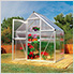 Mythos 6' x 4' Hobby Greenhouse (Silver)