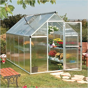 Mythos 6' x 14' Hobby Greenhouse (Silver)