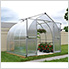 Bella 8' x 8' Hobby Greenhouse Kit (Silver)