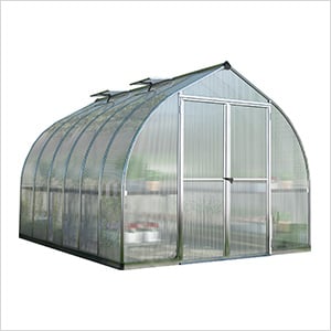 Bella 8' x 12' Hobby Greenhouse Kit (Silver)