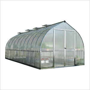 Bella 8' x 20' Hobby Greenhouse Kit (Silver)